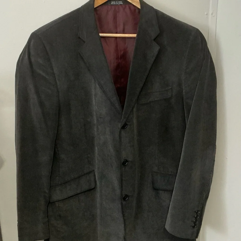 J Ferrar Dark gray men’s corduroy Blazer 42/44 L